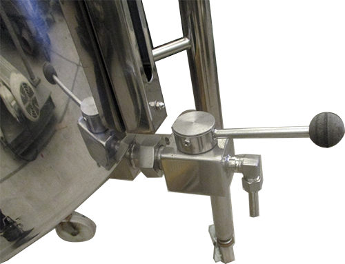 脚付きステンレスタンクの画像