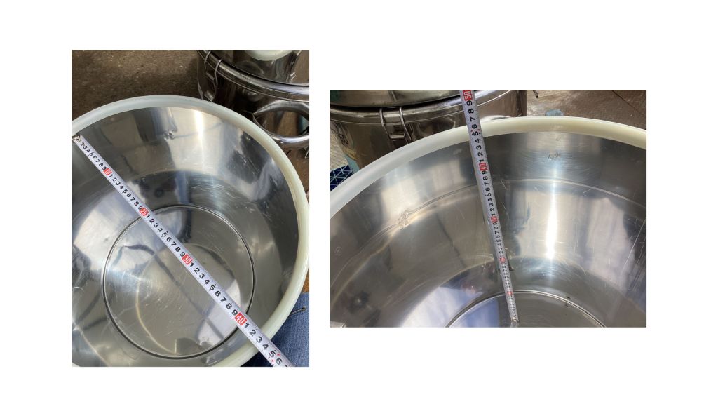 密閉式丸型ステンレス容器①（モリブデンタンク）の画像