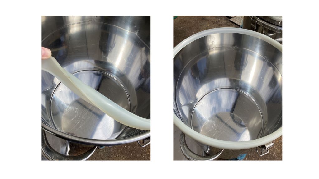 密閉式丸型ステンレス容器①（モリブデンタンク）の画像