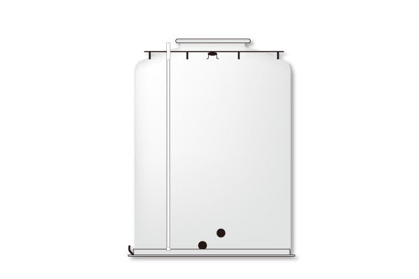 液量ゲージの設置